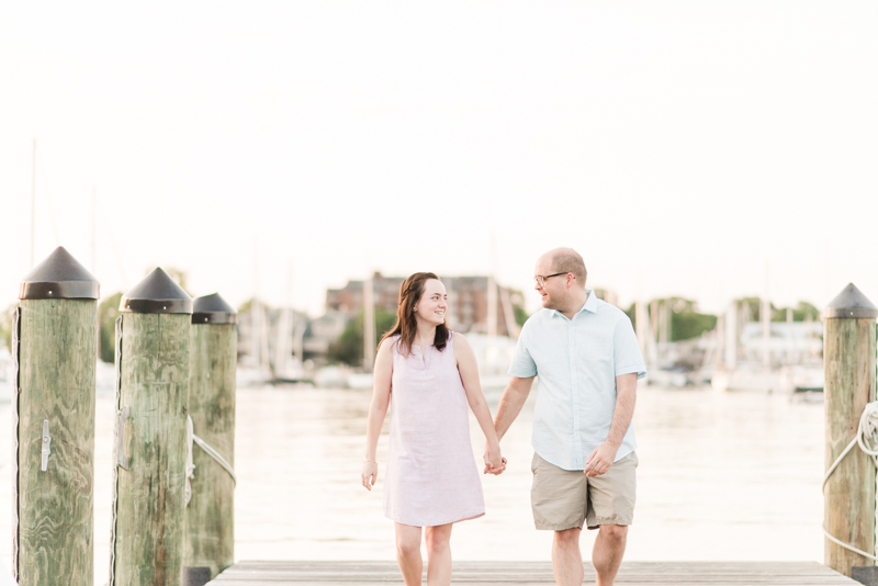 Wedding Photographers in Maryland Downtown Annapolis Engagement Waterfront Sunrise