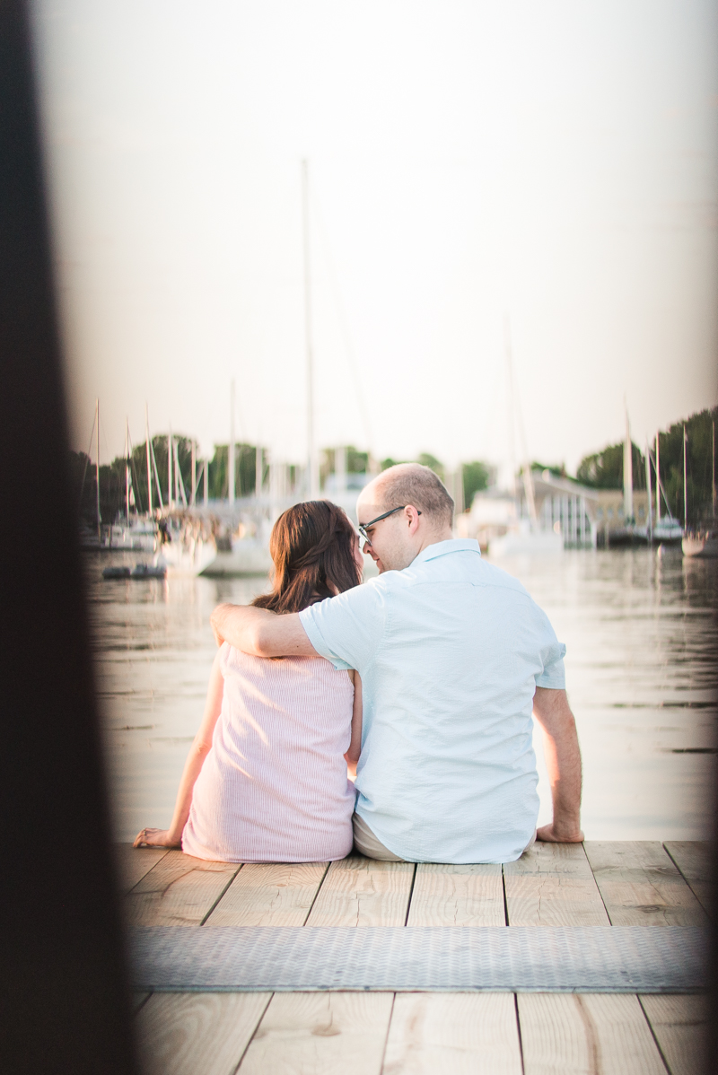 Wedding Photographers in Maryland Downtown Annapolis Engagement Waterfront Sunrise