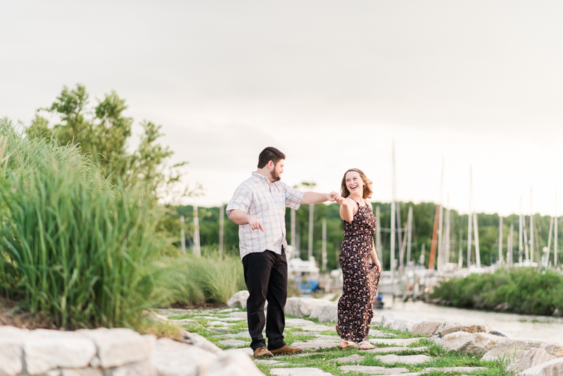 Wedding Photographers in Maryland North Beach Herrington Harbour Engagement