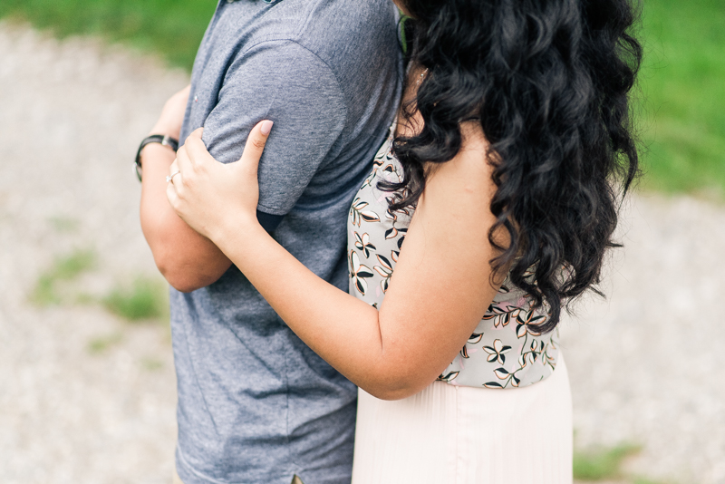 Wedding Photographers in Maryland Butterbee Farm Engagement Baltimore Flower Fields