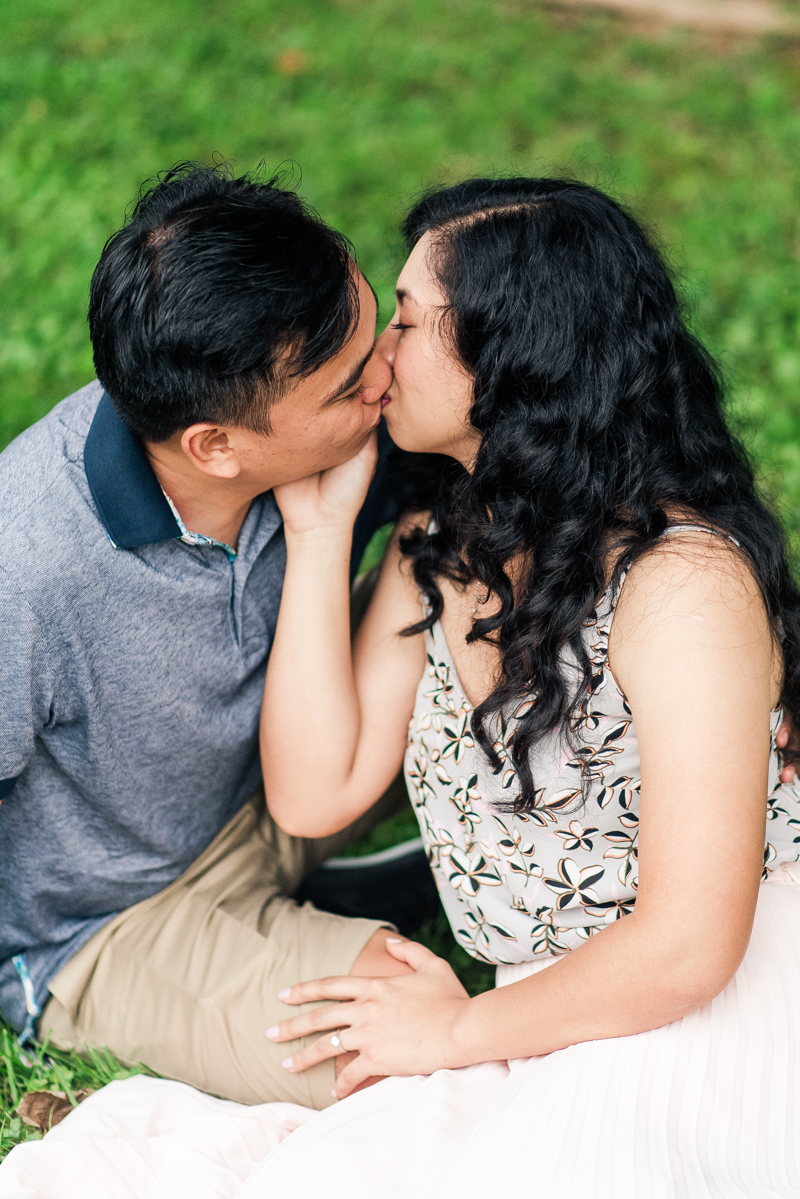 Wedding Photographers in Maryland Butterbee Farm Engagement Baltimore Flower Fields