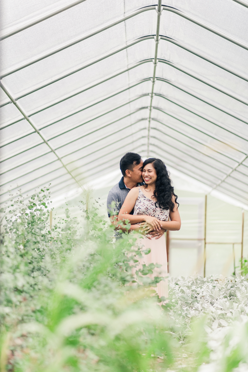 Wedding Photographers in Maryland Butterbee Farm Engagement Baltimore Flower Fields