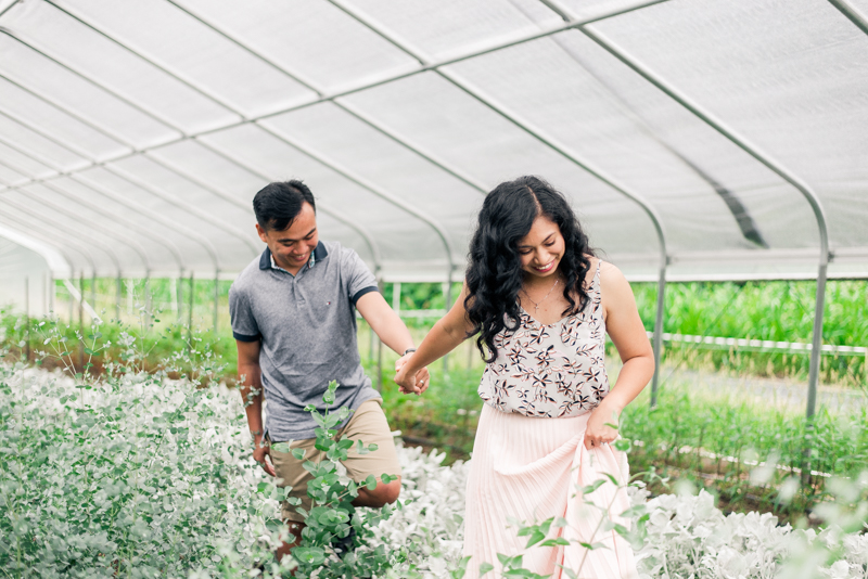 Wedding Photographers in Maryland Butterbee Farm Engagement Baltimore Flower Fields