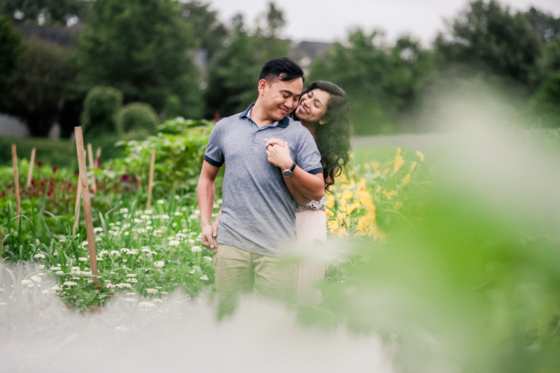 Wedding Photographers in Maryland Butterbee Farm Engagement Baltimore Sunflower Fields