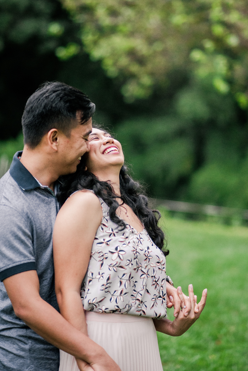 Wedding Photographers in Maryland Butterbee Farm Engagement Baltimore Flower Fields