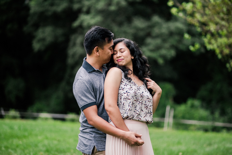 Wedding Photographers in Maryland Butterbee Farm Engagement Baltimore Flower Fields