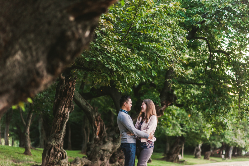 Maryland Wedding Photographers Washington DC Sunrise Engagement Session Tidal Basin