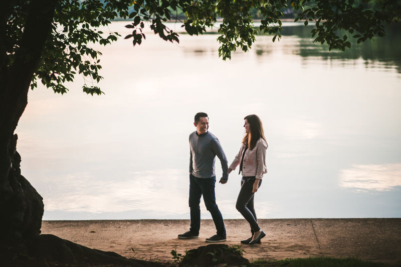 Maryland Wedding Photographers Washington DC Sunrise Engagement Session Tidal Basin