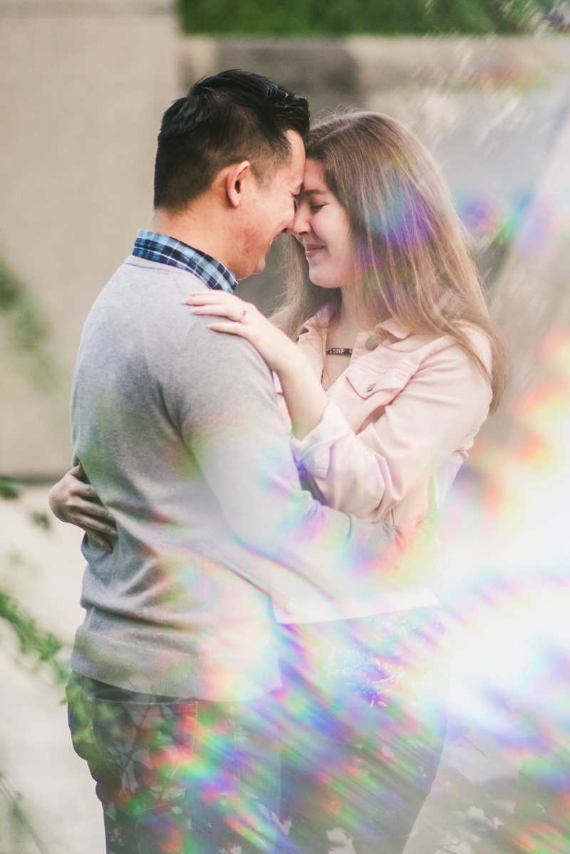 Maryland Wedding Photographers Washington DC Sunrise Engagement Session Tidal Basin Prism