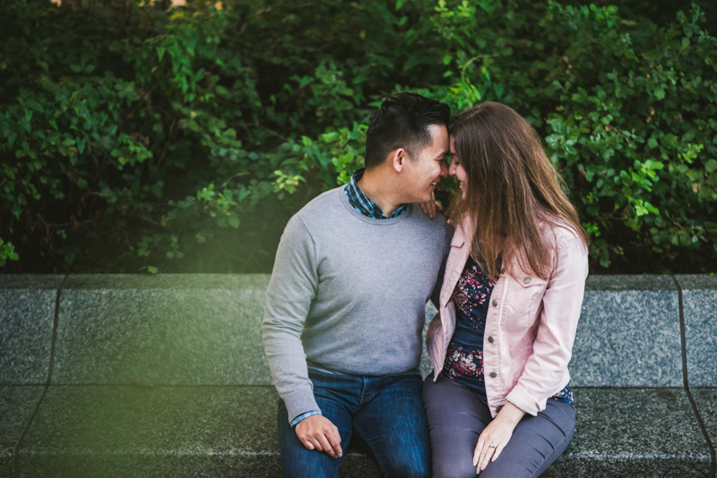 Maryland Wedding Photographers Washington DC Sunrise Engagement Session Tidal Basin