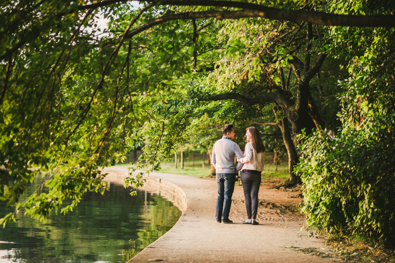 Maryland Wedding Photographers Washington DC Sunrise Engagement Session Tidal Basin