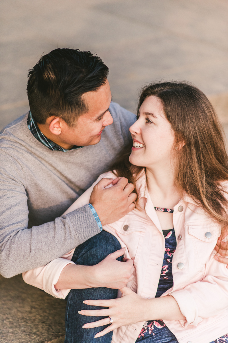 Maryland Wedding Photographers Washington DC Sunrise Engagement Session Tidal Basin