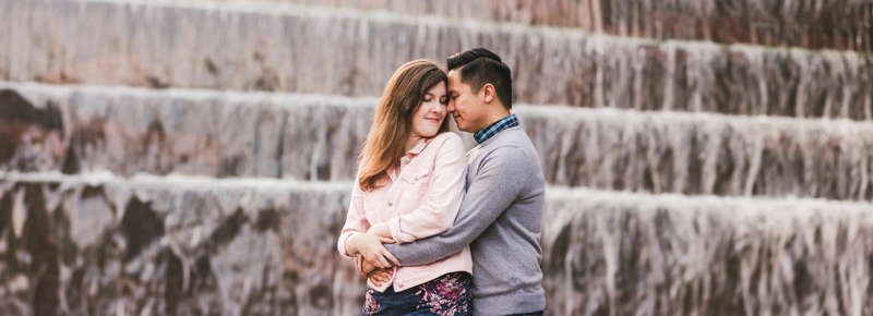 Maryland Wedding Photographers Washington DC Sunrise Engagement Session Tidal Basin Brenizer Method