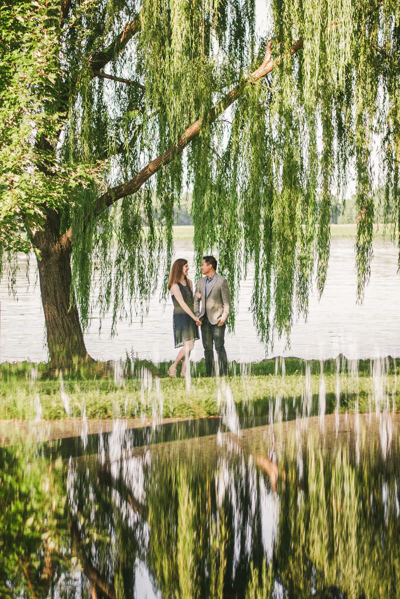 Maryland Wedding Photographers Washington DC Sunrise Engagement Session Tidal Basin Prism