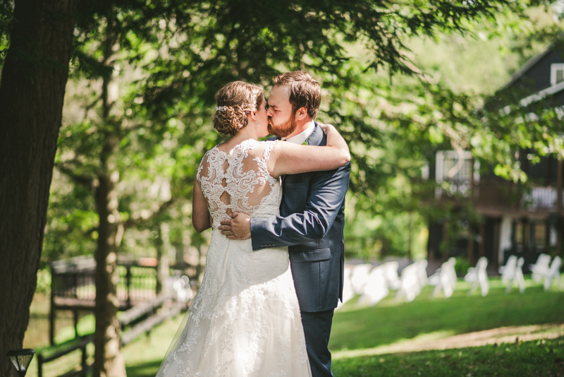 Chanteclaire Farm Wedding Photographer Friendsville Maryland First Look