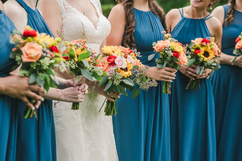 Chanteclaire Farm Wedding Photographer Friendsville Maryland Bridal Bouquet Farmhouse Fete