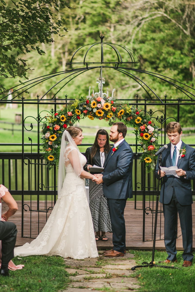 Chanteclaire Farm Wedding Photographer Friendsville Maryland Ceremony