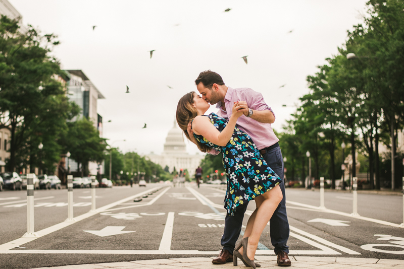 Maryland Wedding Photographers Washington DC Engagement Session Capitol 