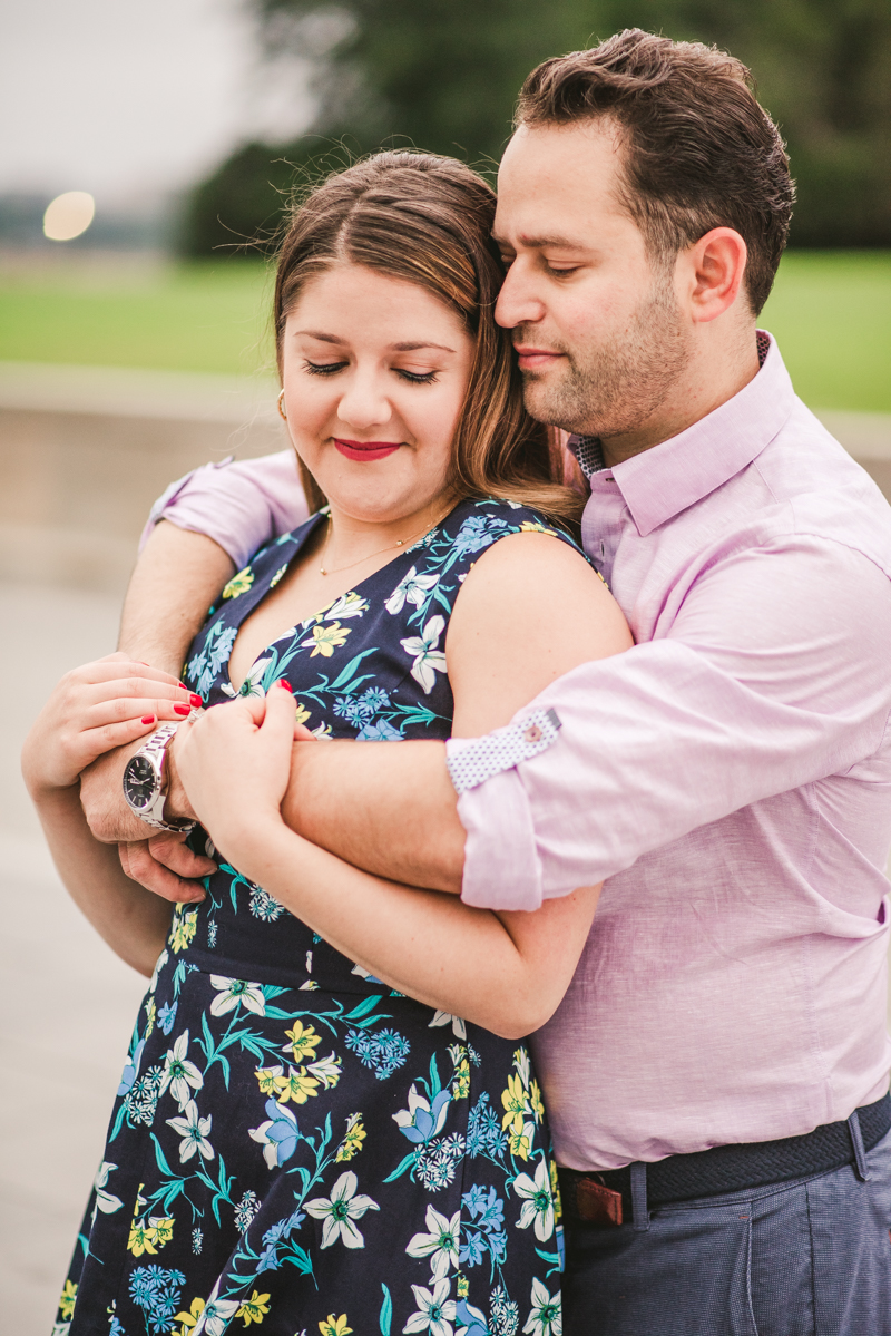 Maryland Wedding Photographers Washington DC Engagement Session Lincoln Memorial