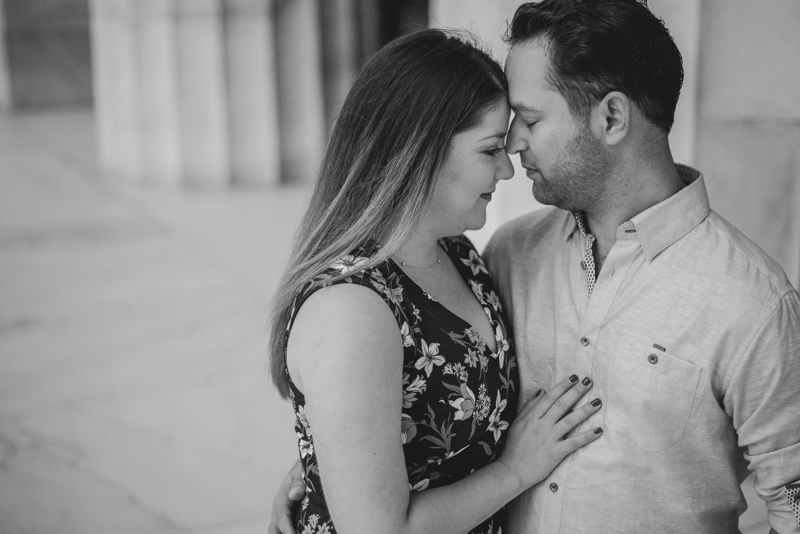 Maryland Wedding Photographers Washington DC Engagement Session Lincoln Memorial