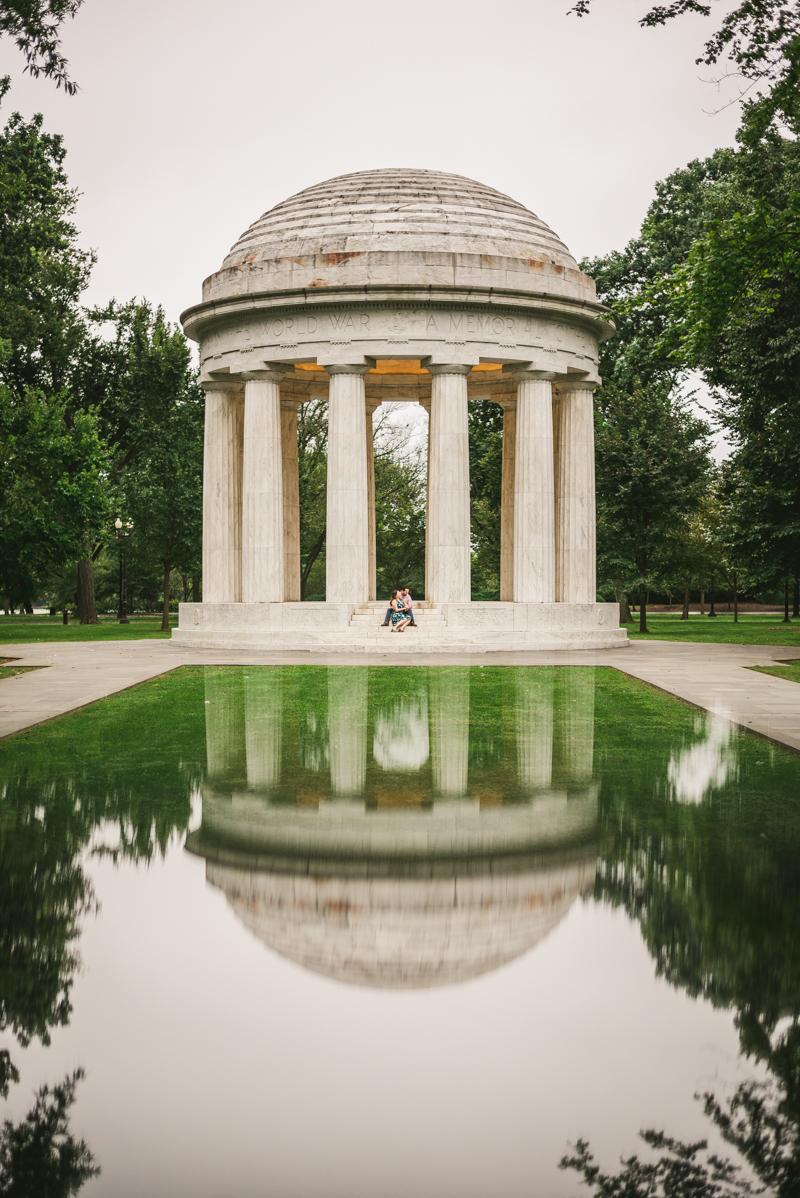 Maryland Wedding Photographers Washington DC Engagement Session Prism Photography War Memorial