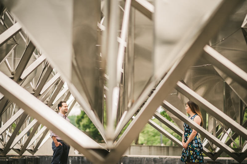 Maryland Wedding Photographers Washington DC Engagement Session Sculpture