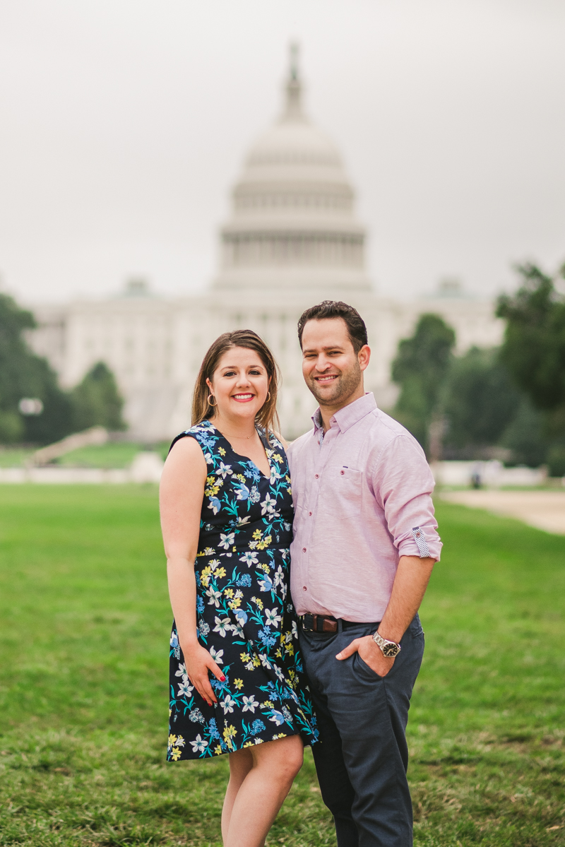 Maryland Wedding Photographers Washington DC Engagement Session Capitol