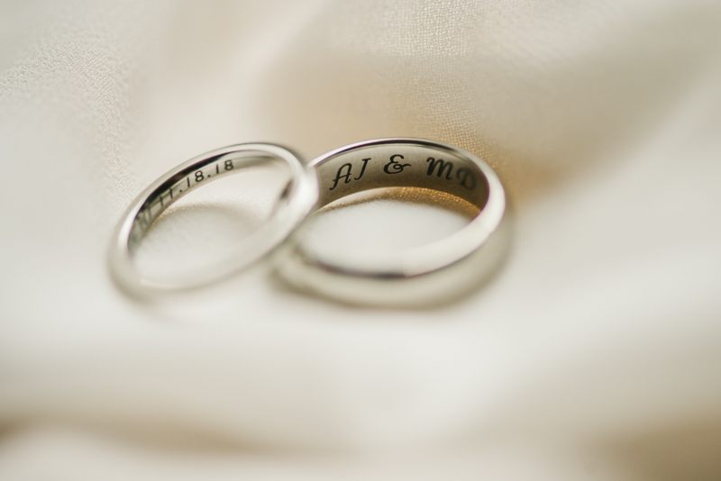 Wedding Photographers in Maryland Frederick Rings