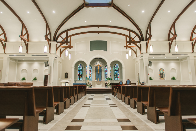 Wedding Photographers in Maryland Frederick St Katharine Drexel Catholic Church