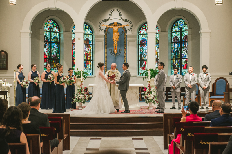 Wedding Photographers in Maryland Frederick St Katharine Drexel Catholic Church