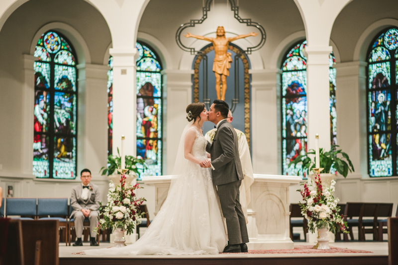 Wedding Photographers in Maryland Frederick St Katharine Drexel Catholic Church