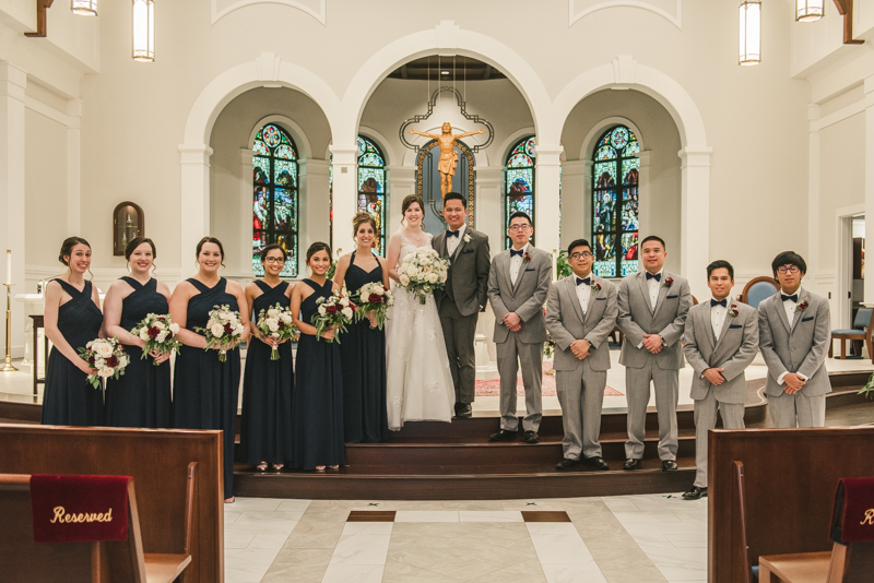 Wedding Photographers in Maryland Frederick St Katharine Drexel Catholic Church