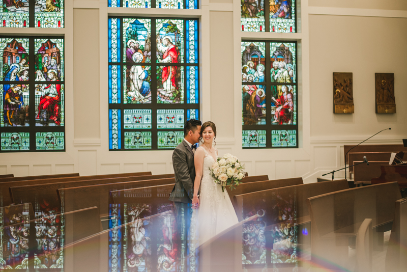 Wedding Photographers in Maryland Frederick St Katharine Drexel Catholic Church