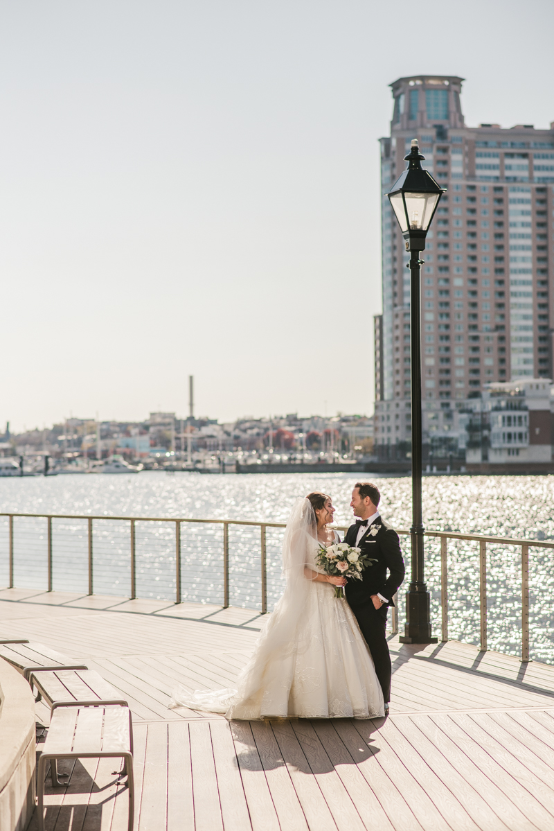 Wedding Photographers in Maryland Mt Washington Mill Dye House Baltimore Four Seasons First Look Inner Harbor