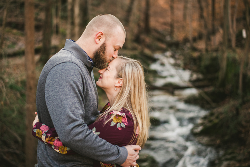 Wedding Photographers in Maryland Patapsco Valley Park Baltimore Engagement Session Cascade Trail Waterfall