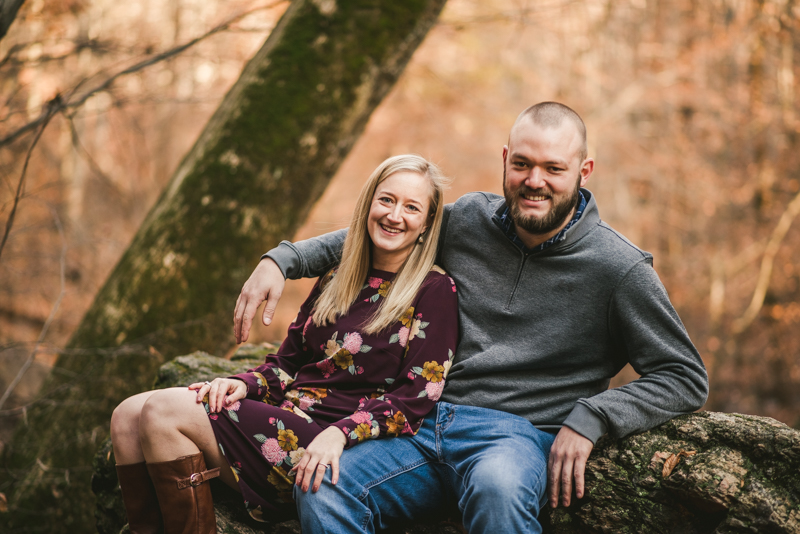 Wedding Photographers in Maryland Patapsco Valley Park Baltimore Engagement Session Cascade Trail Waterfall