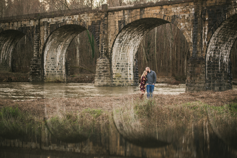 Wedding Photographers in Maryland Patapsco Valley Park Baltimore Engagement Session Avalon River Road Entrance Thomas Viaduct