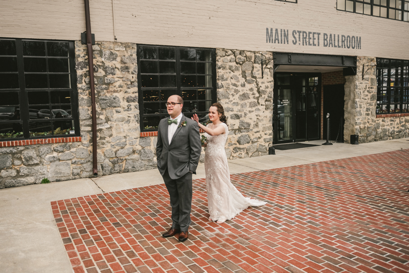 Wedding Photographers in Maryland Main Street Ballroom Ellicott City