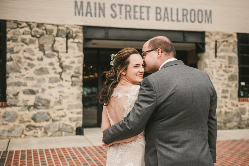 Wedding Photographers in Maryland Main Street Ballroom Ellicott City