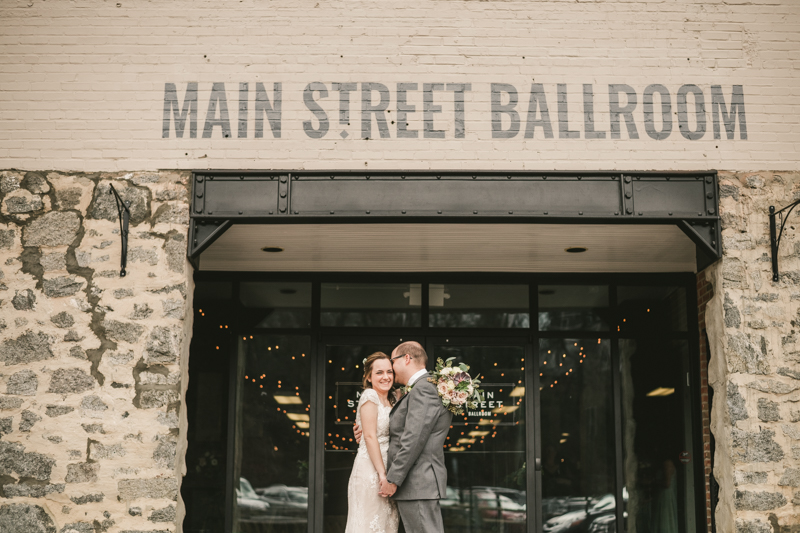 Wedding Photographers in Maryland Main Street Ballroom Ellicott City