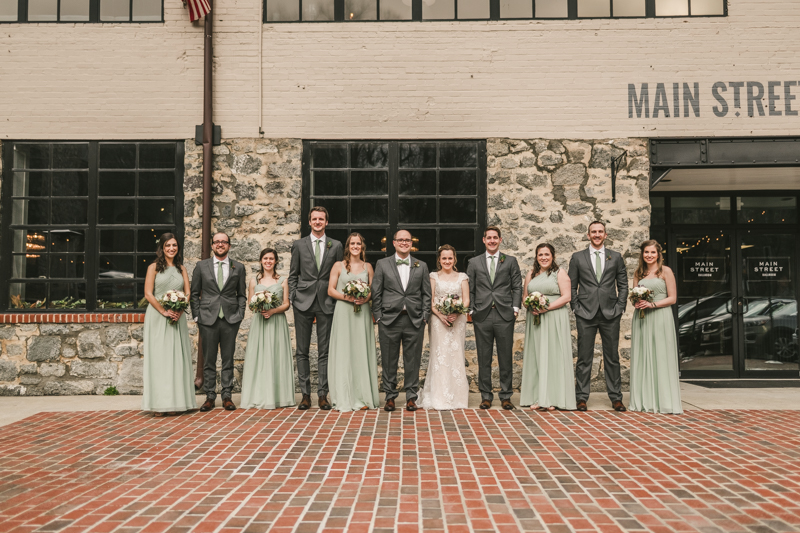 Wedding Photographers in Maryland Main Street Ballroom Ellicott City