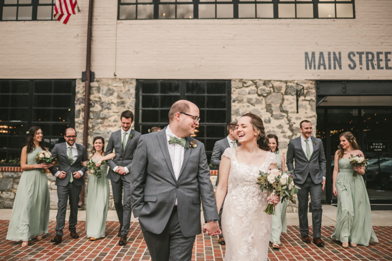 Wedding Photographers in Maryland Main Street Ballroom Ellicott City