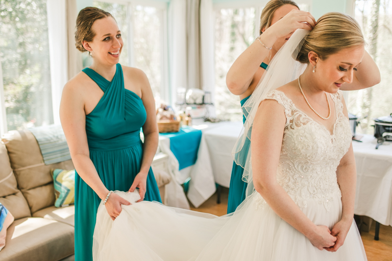 A gorgeous Spring wedding at Renditions Golf Course in Davidsonville, Maryland photographed by Britney Clause Photography a wedding photographer in Maryland