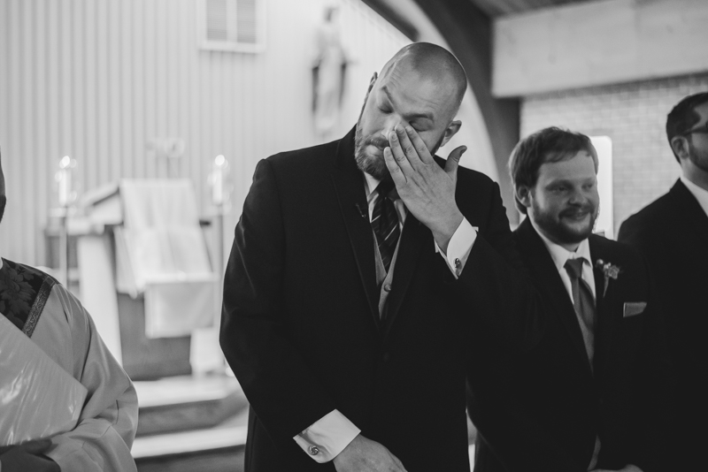 A gorgeous Spring wedding at Our Lady of the Fields Church in Millersville, Maryland photographed by Britney Clause Photography a wedding photographer in Maryland