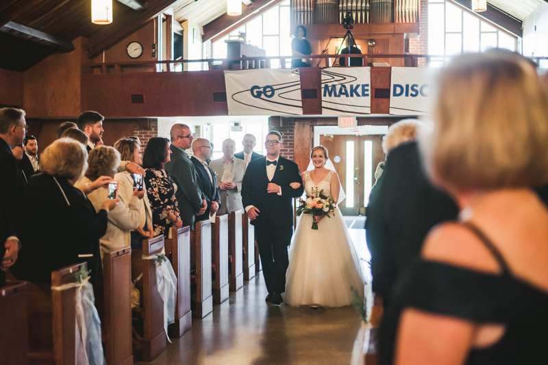 A gorgeous Spring wedding at Our Lady of the Fields Church in Millersville, Maryland photographed by Britney Clause Photography a wedding photographer in Maryland