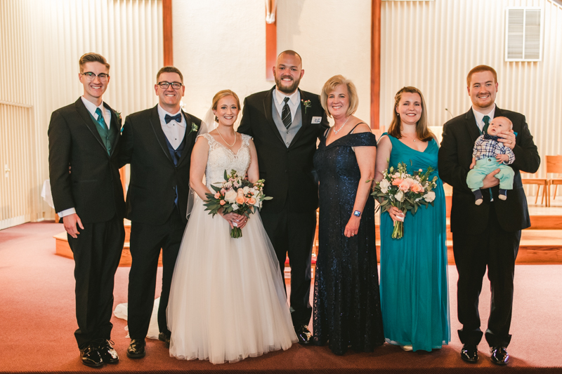 A gorgeous Spring wedding at Our Lady of the Fields Church in Millersville, Maryland photographed by Britney Clause Photography a wedding photographer in Maryland