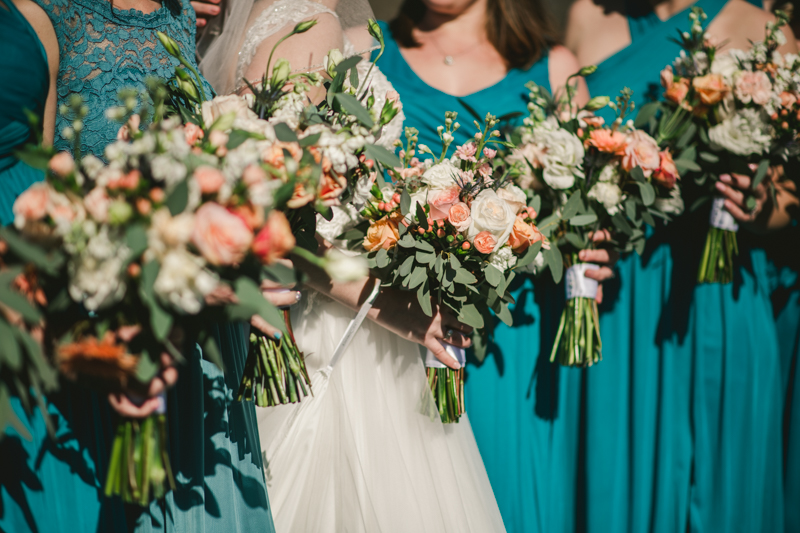 A gorgeous Spring wedding at Our Lady of the Fields Church in Millersville, Maryland photographed by Britney Clause Photography a wedding photographer in Maryland