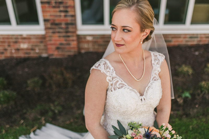 A gorgeous Spring wedding at Our Lady of the Fields Church in Millersville, Maryland photographed by Britney Clause Photography a wedding photographer in Maryland