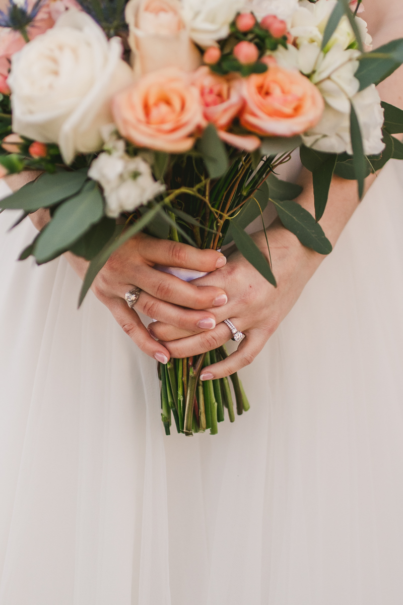 A gorgeous Spring wedding at Our Lady of the Fields Church in Millersville, Maryland photographed by Britney Clause Photography a wedding photographer in Maryland