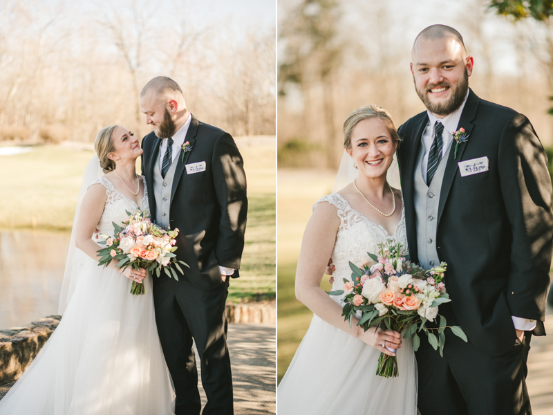 A gorgeous Spring wedding at Renditions Golf Course in Davidsonville, Maryland photographed by Britney Clause Photography a wedding photographer in Maryland